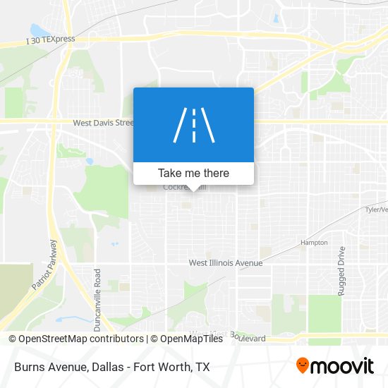 Mapa de Burns Avenue