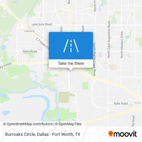 Burroaks Circle map