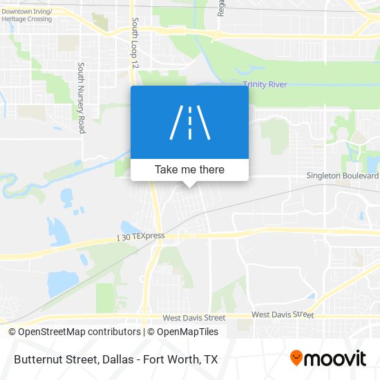 Butternut Street map