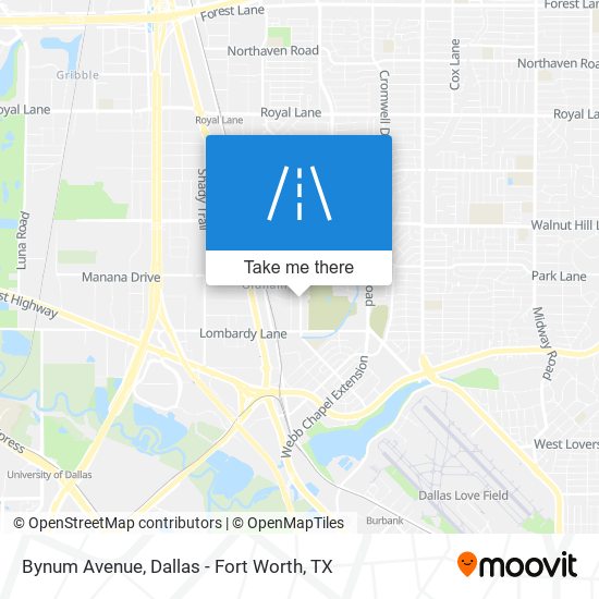 Bynum Avenue map