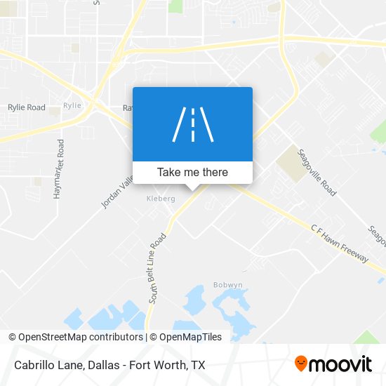 Cabrillo Lane map