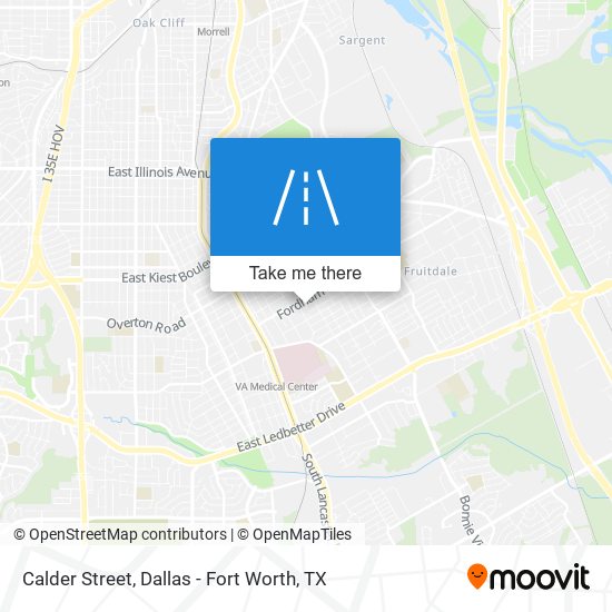 Calder Street map