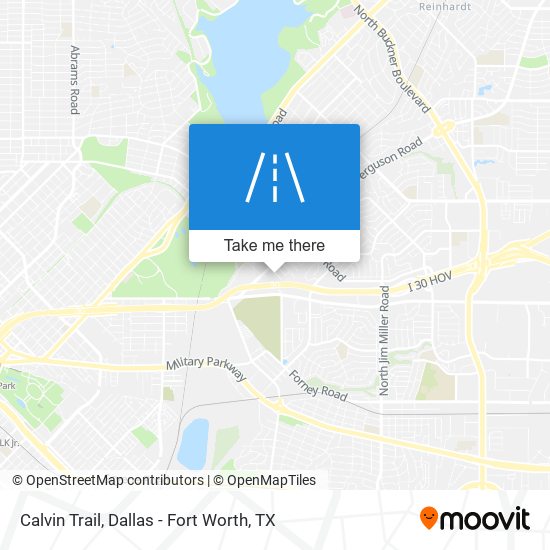 Calvin Trail map