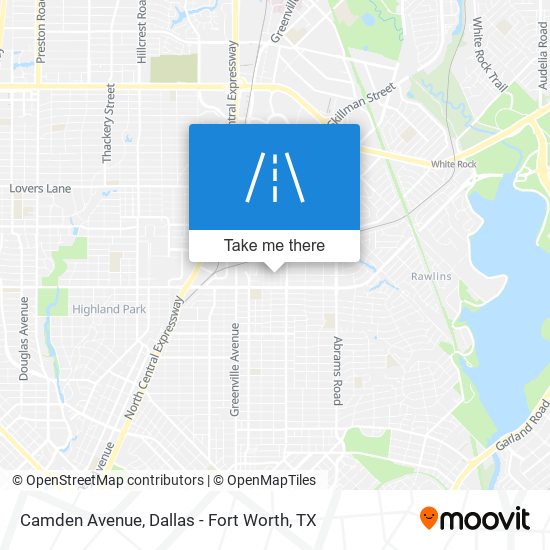 Camden Avenue map