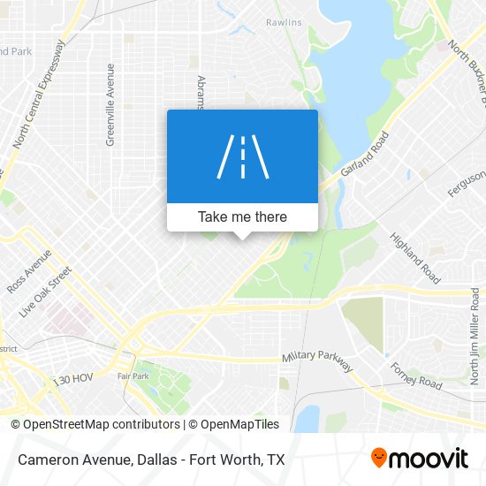 Cameron Avenue map