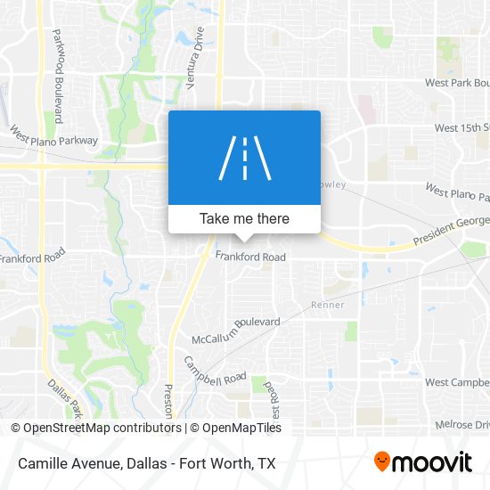 Mapa de Camille Avenue