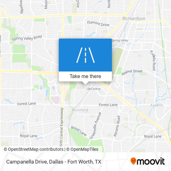 Campanella Drive map