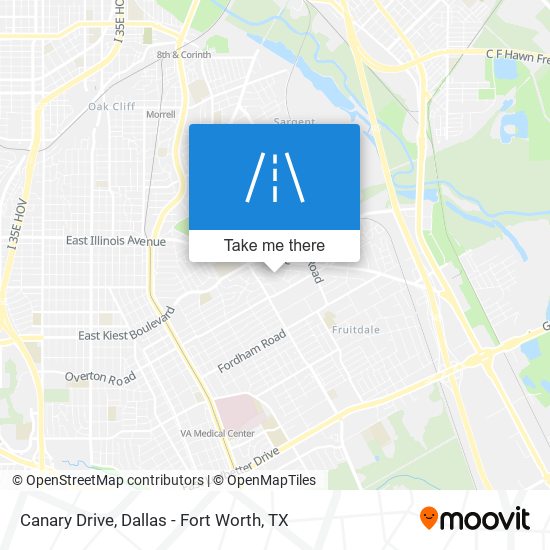 Canary Drive map