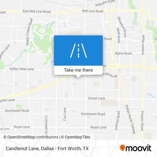 Candlenut Lane map