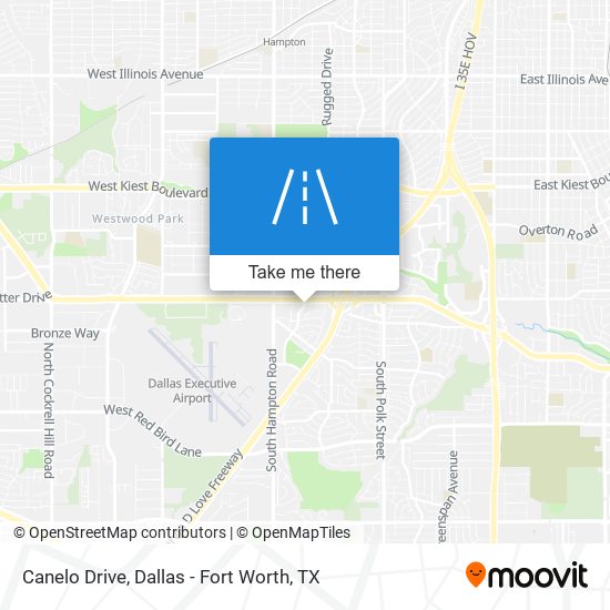 Canelo Drive map