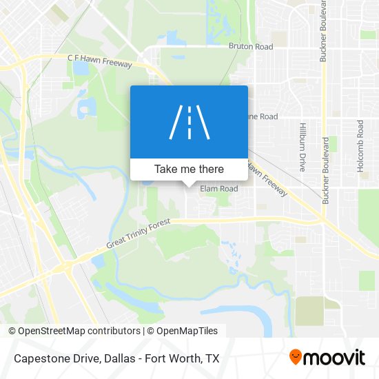 Capestone Drive map