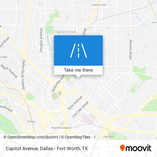 Capitol Avenue map