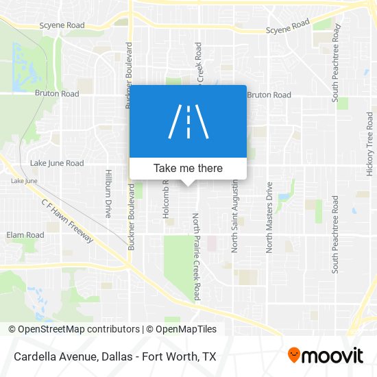 Cardella Avenue map