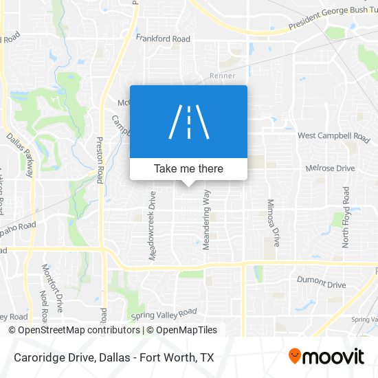 Caroridge Drive map