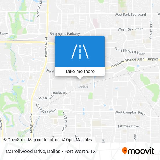 Carrollwood Drive map