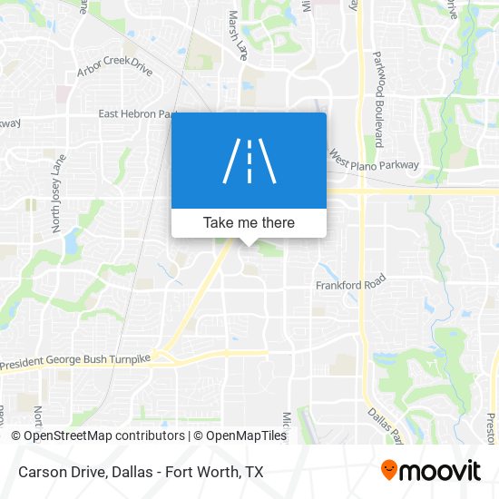 Mapa de Carson Drive