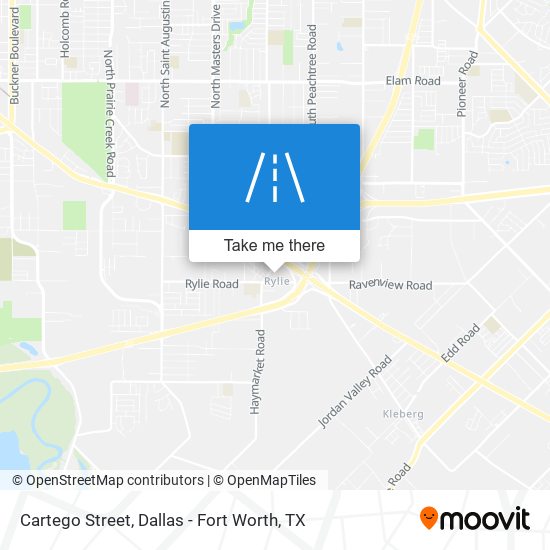 Cartego Street map