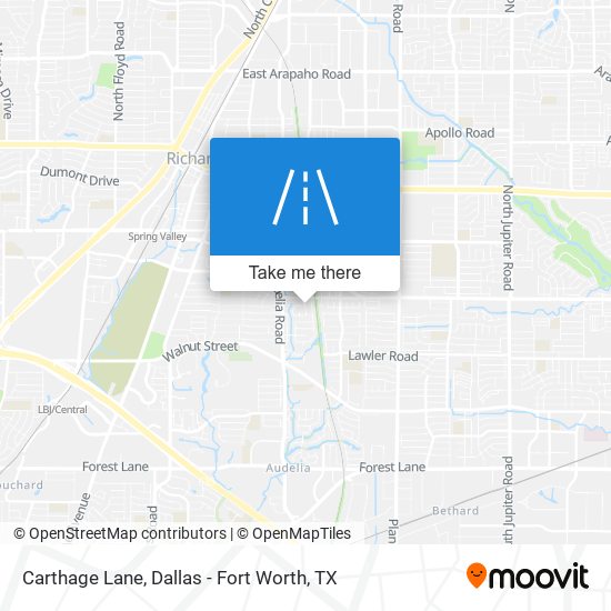 Carthage Lane map