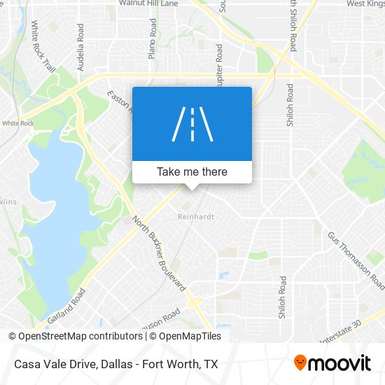 Casa Vale Drive map
