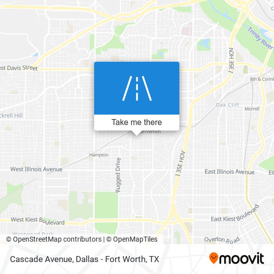 Cascade Avenue map