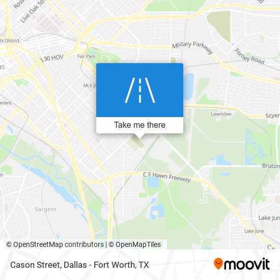 Cason Street map