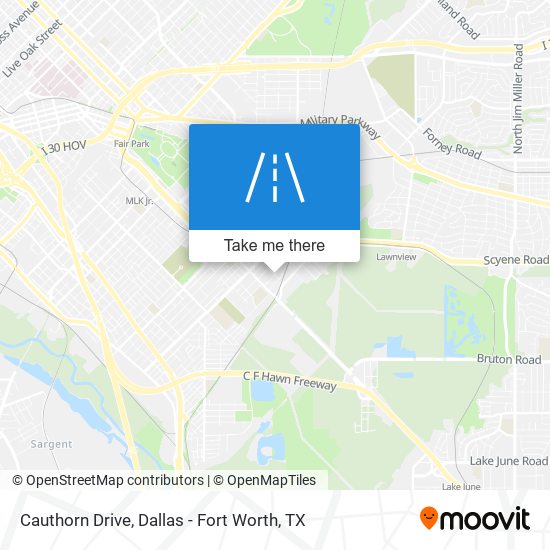 Cauthorn Drive map