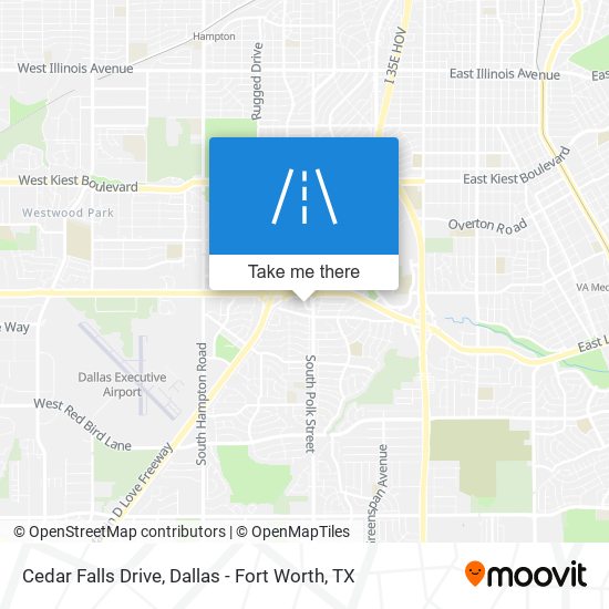 Mapa de Cedar Falls Drive