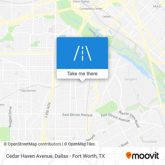 Cedar Haven Avenue map