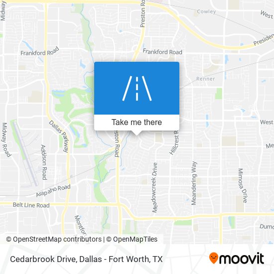 Mapa de Cedarbrook Drive