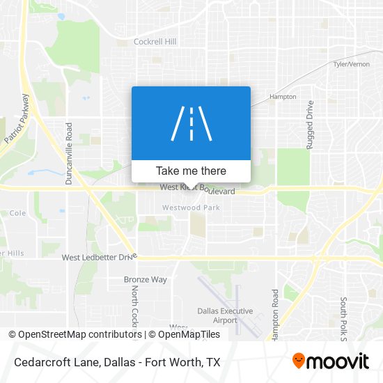 Cedarcroft Lane map