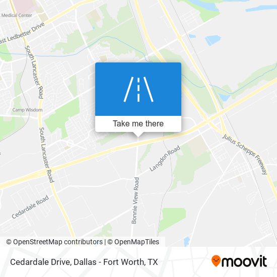 Cedardale Drive map