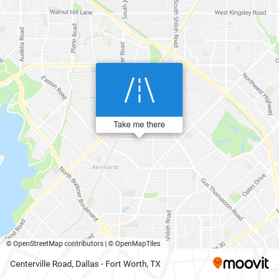Centerville Road map