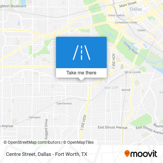 Centre Street map