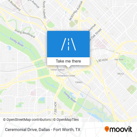 Ceremonial Drive map
