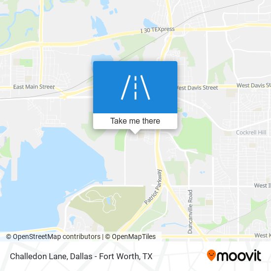 Mapa de Challedon Lane