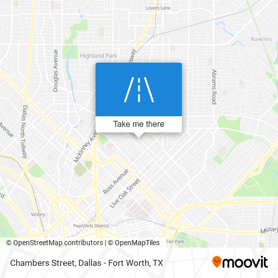 Mapa de Chambers Street