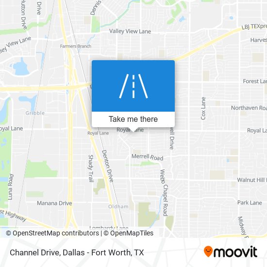 Channel Drive map