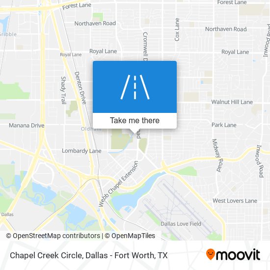 Mapa de Chapel Creek Circle