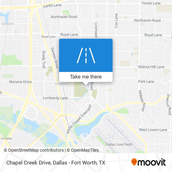 Mapa de Chapel Creek Drive