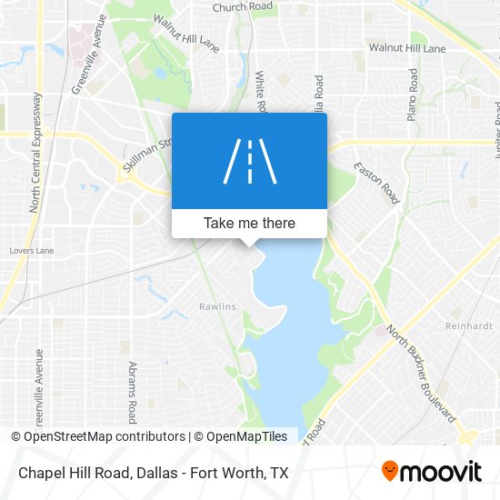 Chapel Hill Road map