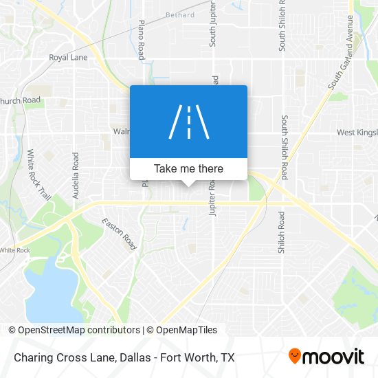 Mapa de Charing Cross Lane