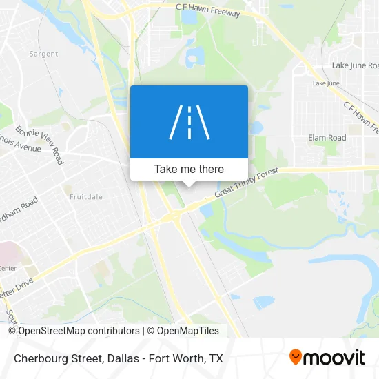 Cherbourg Street map