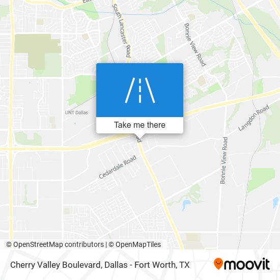 Cherry Valley Boulevard map