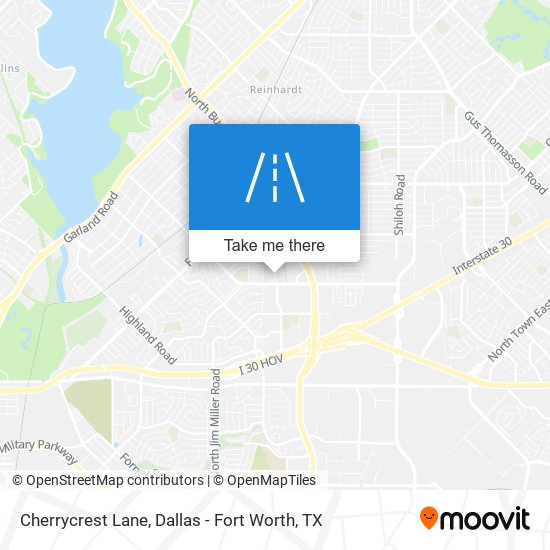 Mapa de Cherrycrest Lane