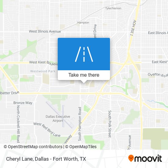 Cheryl Lane map
