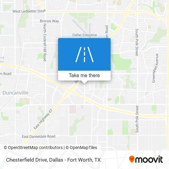 Mapa de Chesterfield Drive