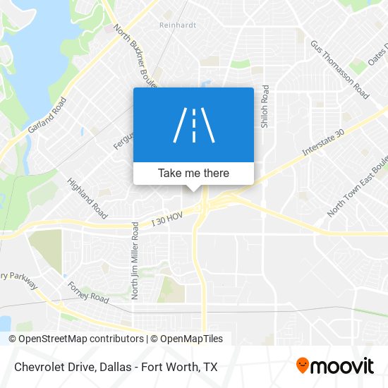 Chevrolet Drive map