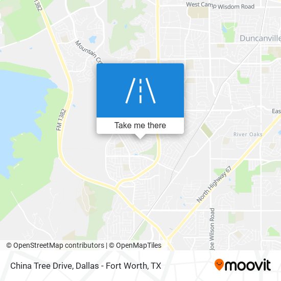 China Tree Drive map