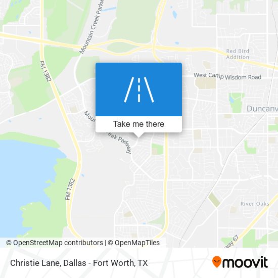 Mapa de Christie Lane