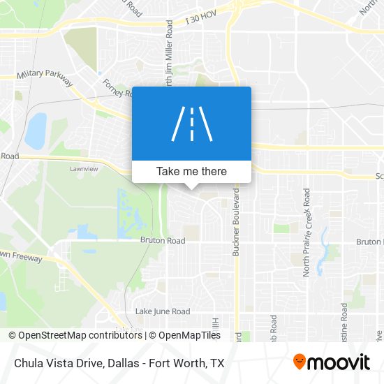 Chula Vista Drive map